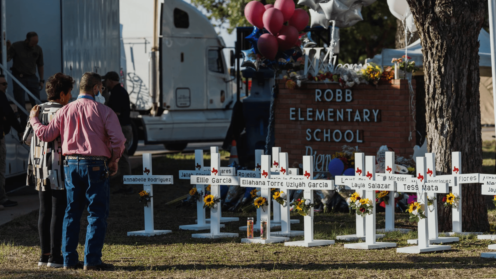 Escuela primaria Robb en Uvalde, Texas.