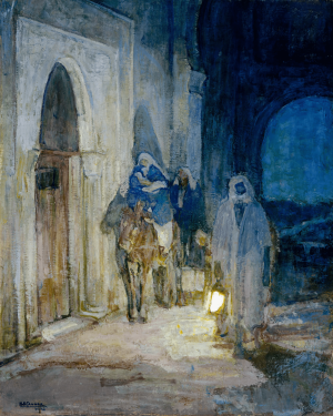 La huida a Egipto de Henry Ossawa Tanner.