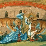 Ignatius of Antioch being martyred by lions
