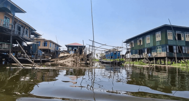 Las secuelas del terremoto en Myanmar.