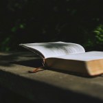An open Bible